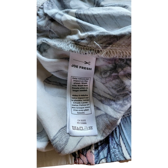 Joe Fresh Floral Pajama Set - Pink and Blue - Picture 5 of 5